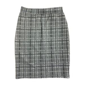 Renee C. Women's Printed Pull On Mini Skirt High Waist Lined Size S Gray